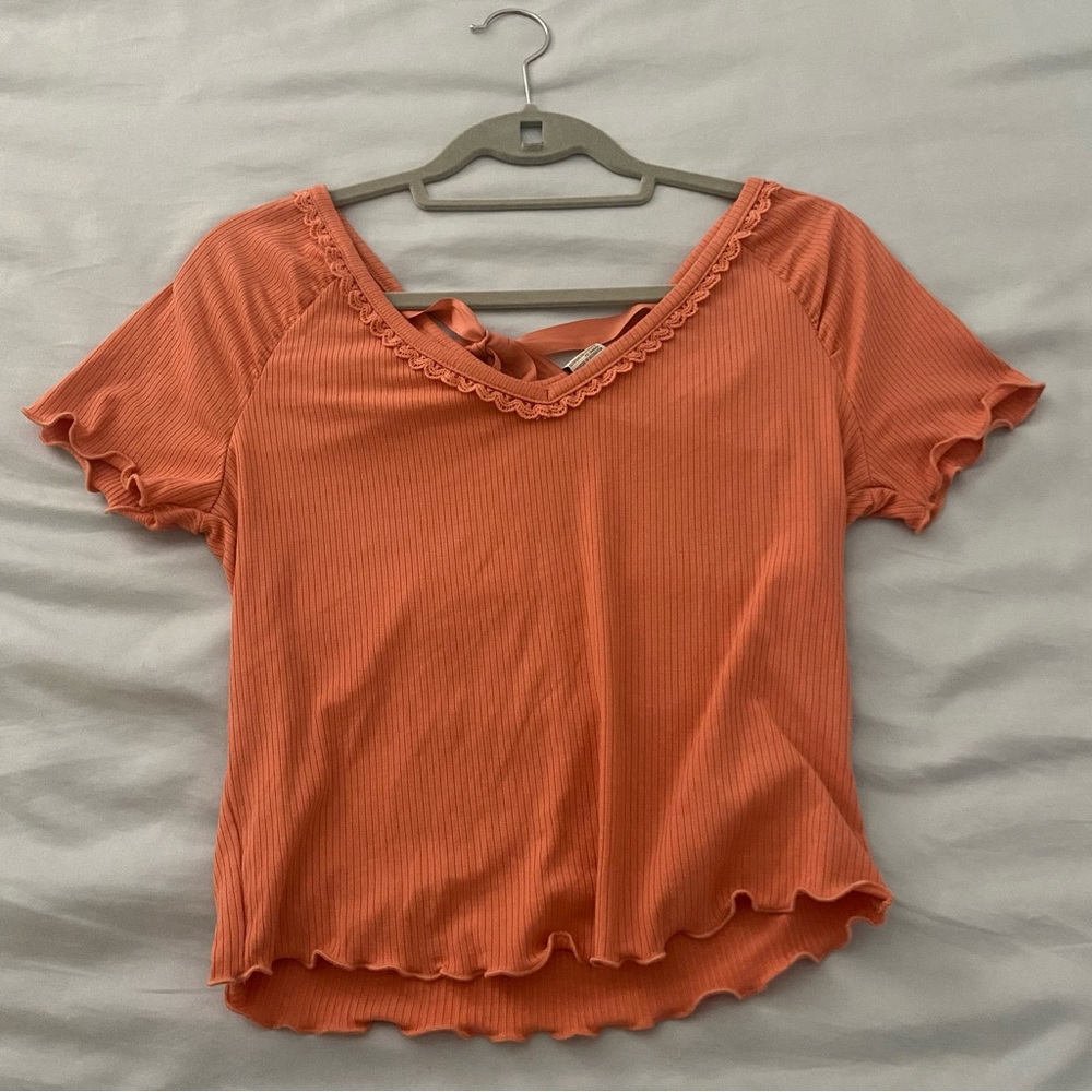 Pink Frilly Top ($2 w/ purchase of other item)